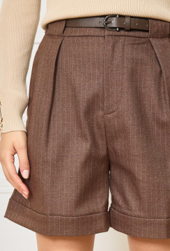 MUST Short rayures marron clair MUST Short rayures marron clair