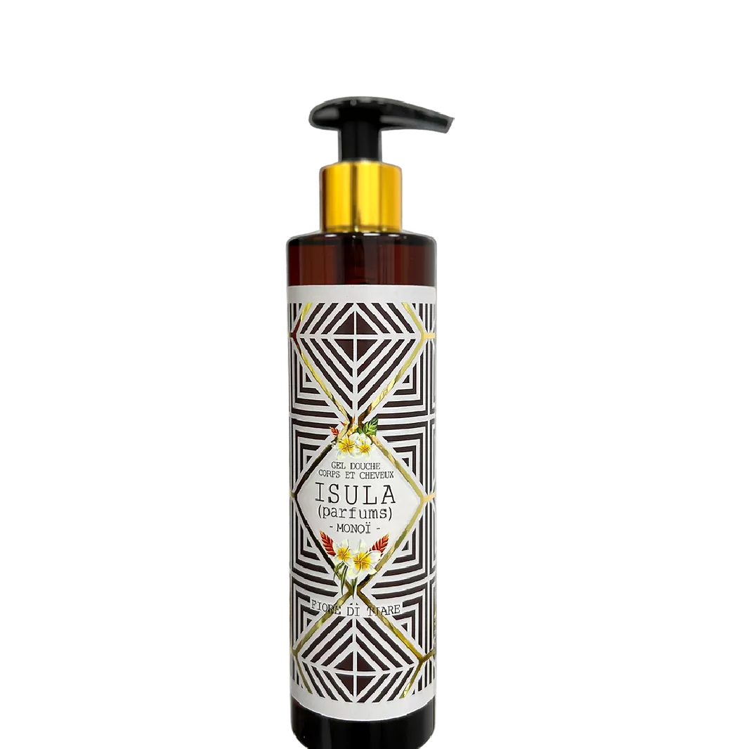 Gel douche corps et cheveux monoï fleur de tiare
