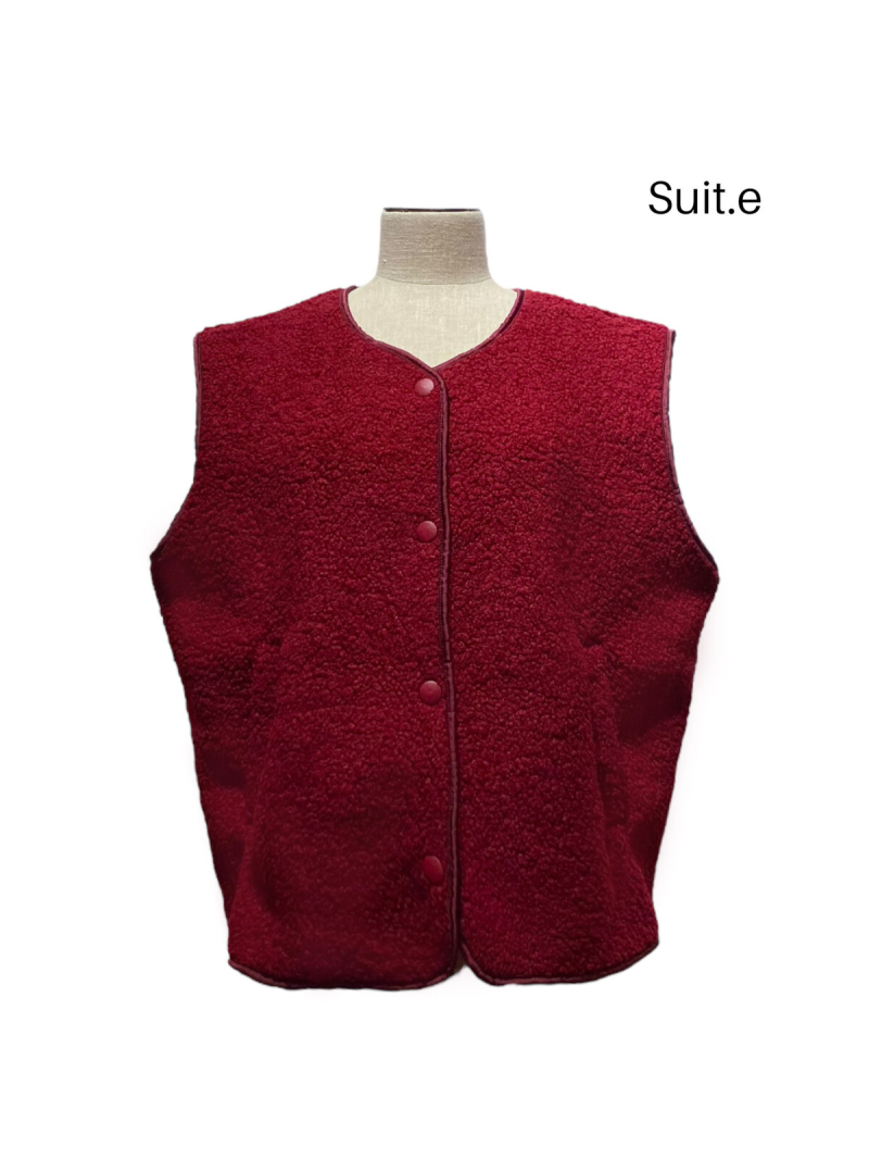 BOUCLETTES Gilet rouge BOUCLETTES Gilet rouge