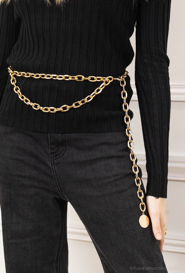 CHAINE Ceinture doré