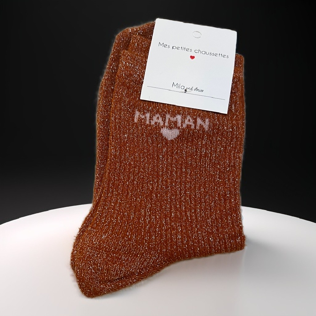MAMAN Camel chaussettes