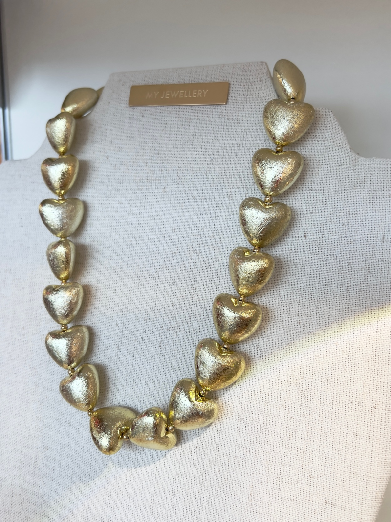 COEUR Collier doré COEUR Collier doré
