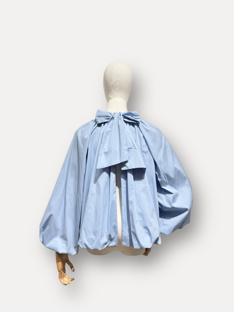 BALLON Blouse avec noeud ciel