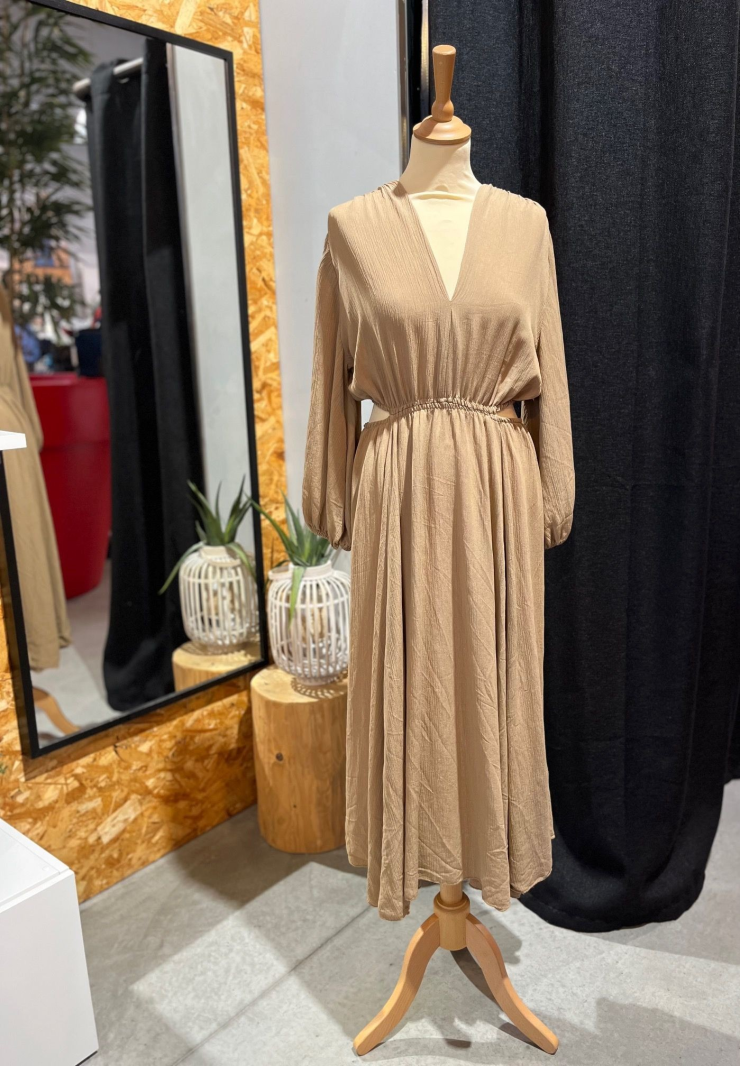 INES Robe taupe
