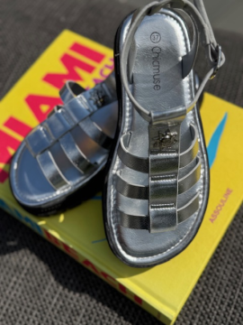 GLADIATOR Sandales argent