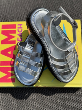 GLADIATOR Sandales argent