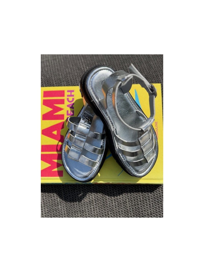 GLADIATOR Sandales argent