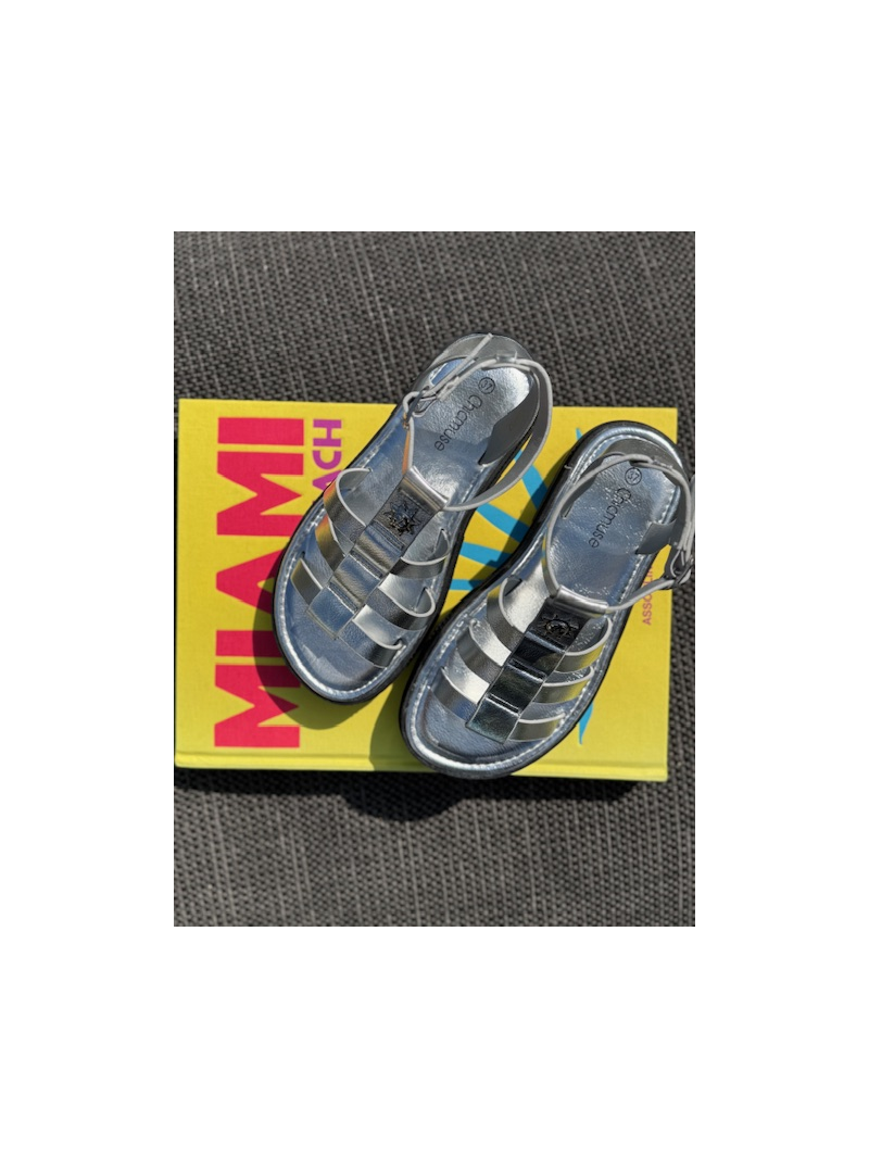 GLADIATOR Sandales argent