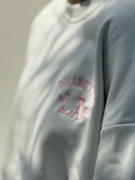 LOS ANGELES Ensemble short, sweat blanc