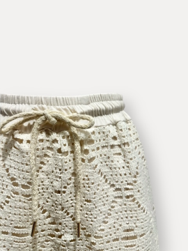 Short dentelle crochet
