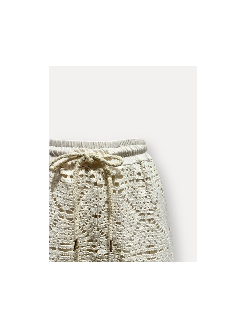 Short dentelle crochet