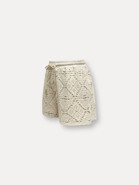 Short dentelle crochet