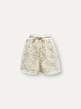 Short dentelle crochet