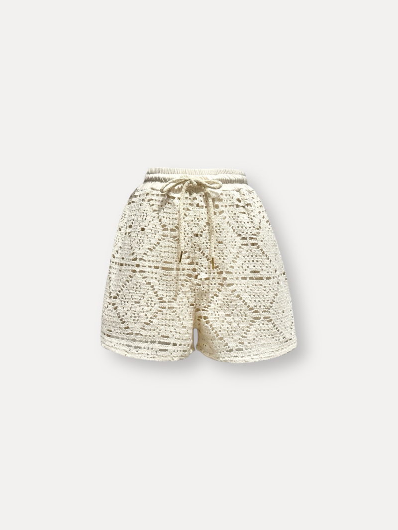 Short dentelle crochet