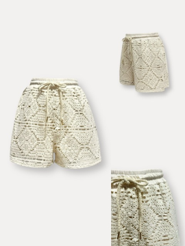 Short dentelle crochet