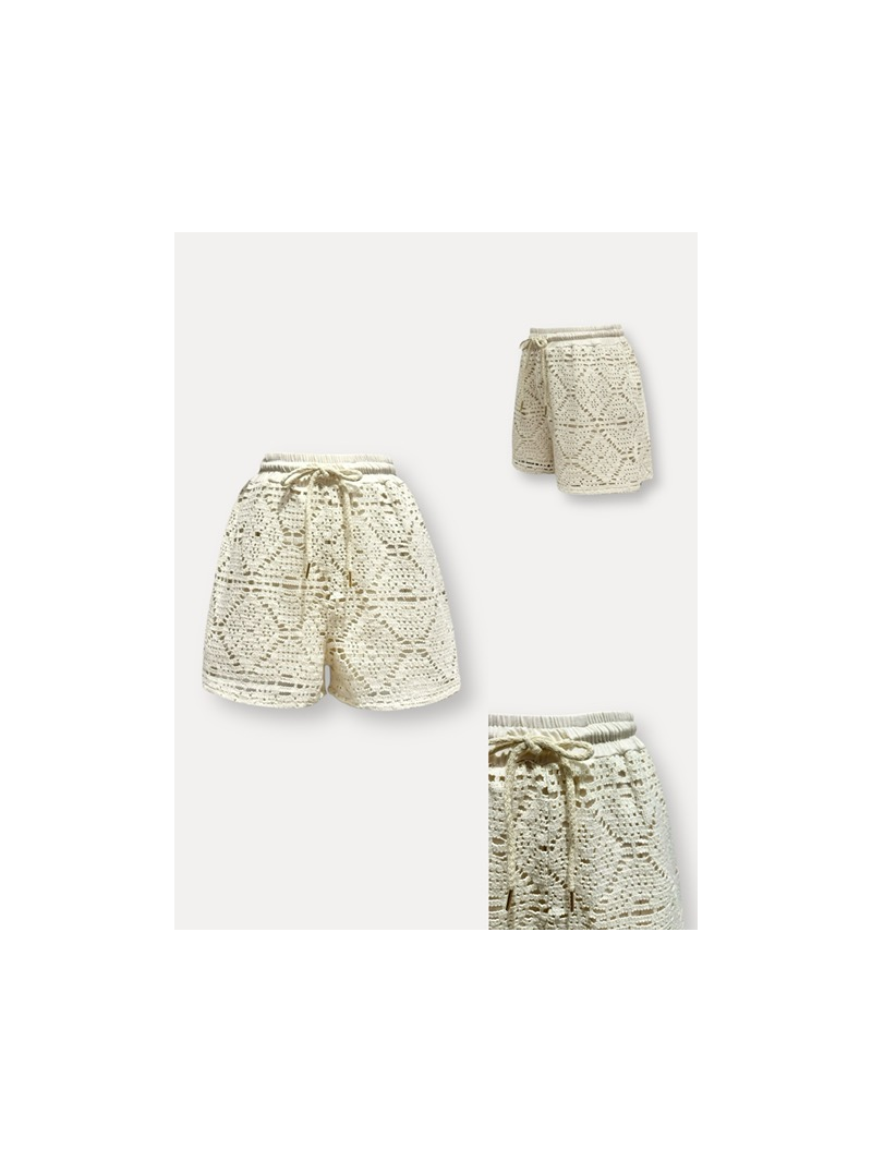 Short dentelle crochet