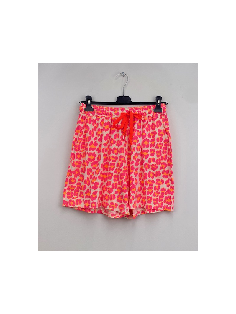FLUO Short fushia leopard FLUO Short fushia leopard