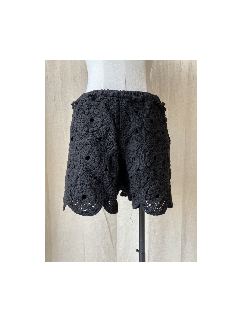 JUNE Short crochet noir JUNE Short crochet noir