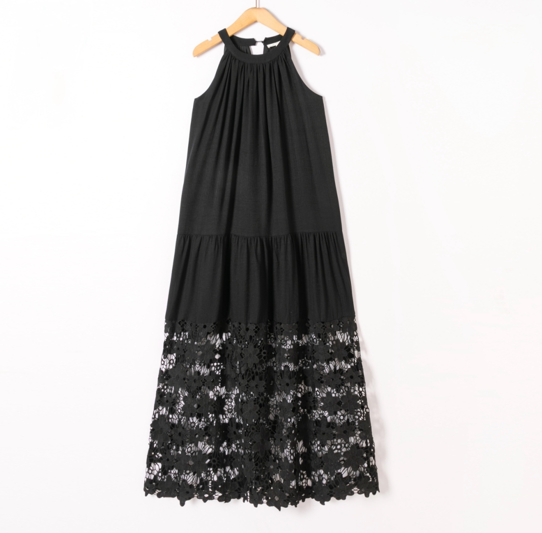 EMMA Robe dentelle noire EMMA Robe dentelle noire