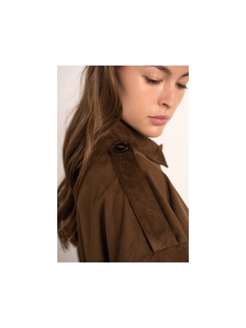 BOMBERS Veste façon daim