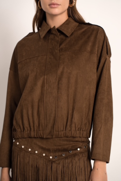 BOMBERS Veste façon daim BOMBERS Veste façon daim