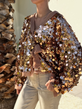 SEQUINS Veste chocolat SEQUINS Veste chocolat