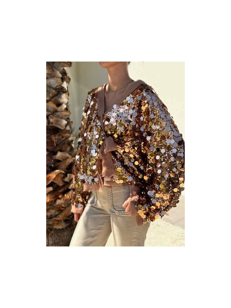 SEQUINS Veste chocolat SEQUINS Veste chocolat