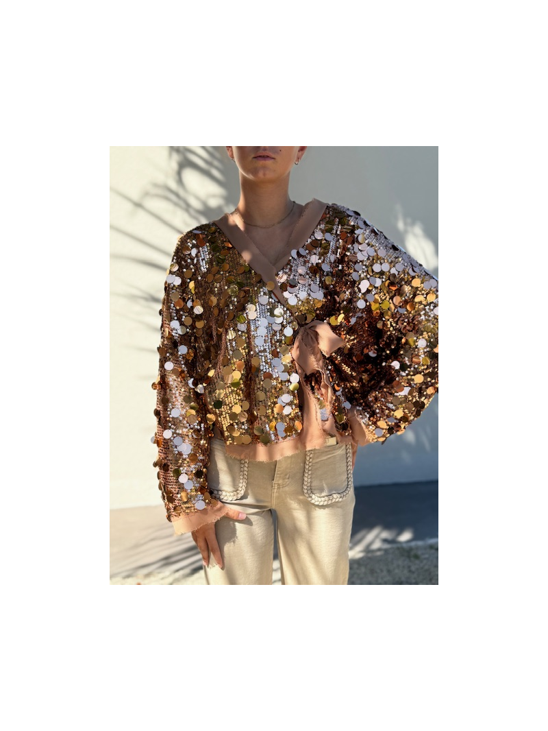 SEQUINS Veste chocolat SEQUINS Veste chocolat