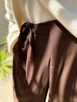 NOEUD Pantalon chocolat NOEUD Pantalon chocolat