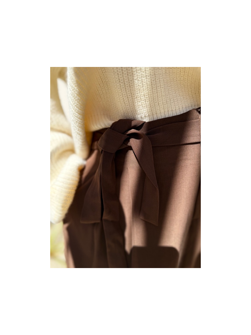 NOEUD Pantalon chocolat NOEUD Pantalon chocolat