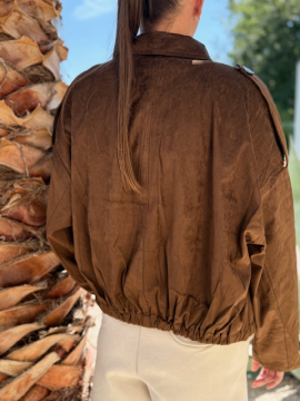 BOMBERS Veste façon daim BOMBERS Veste façon daim
