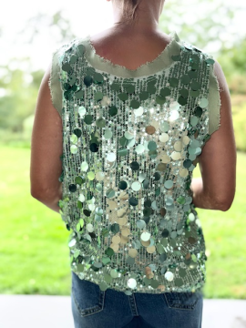 Débardeur Sequin – Brillant & Tendance | Sud Access Débardeur Sequin – Brillant & Tendance | Sud Access