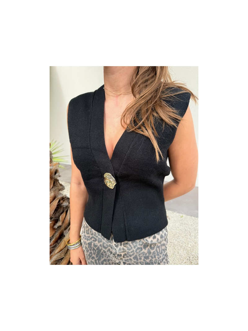 LORAINE Gilet noir LORAINE Gilet noir