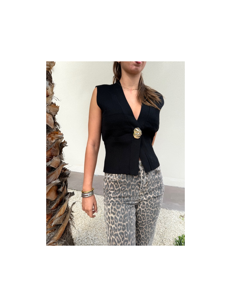 LORAINE Gilet noir LORAINE Gilet noir