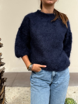 DAN Pull mohair marine