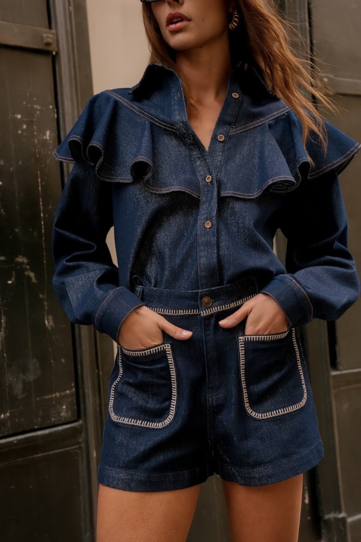 VOLANTE Chemise denim VOLANTE Chemise denim