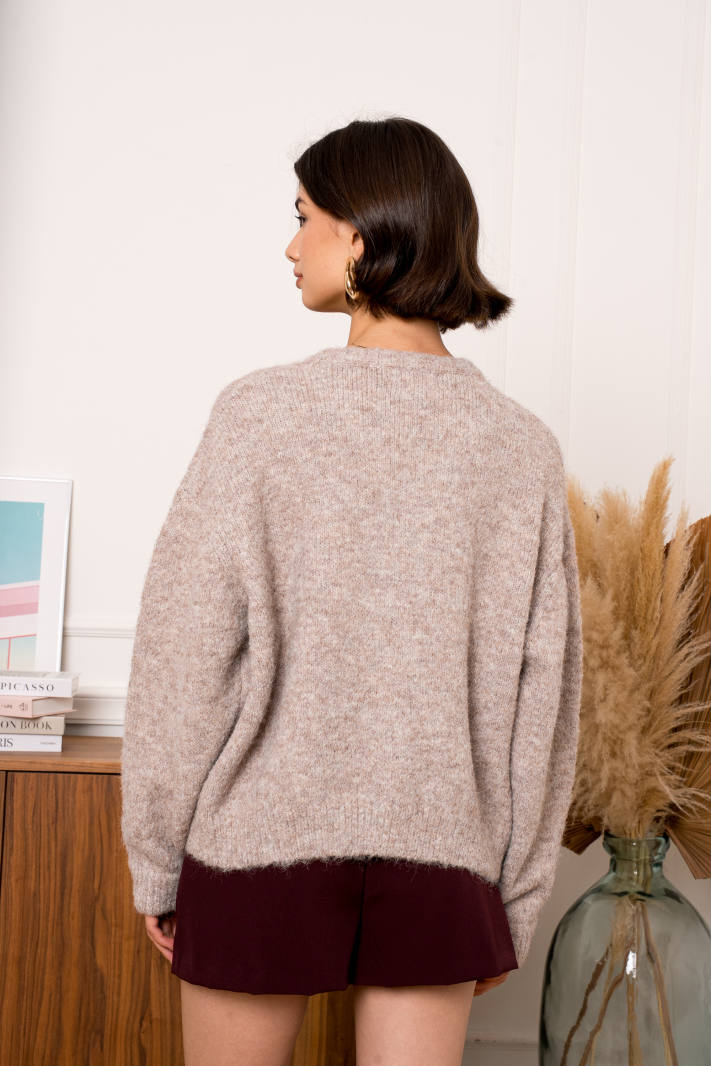BROOKE Gilet taupe BROOKE Gilet taupe