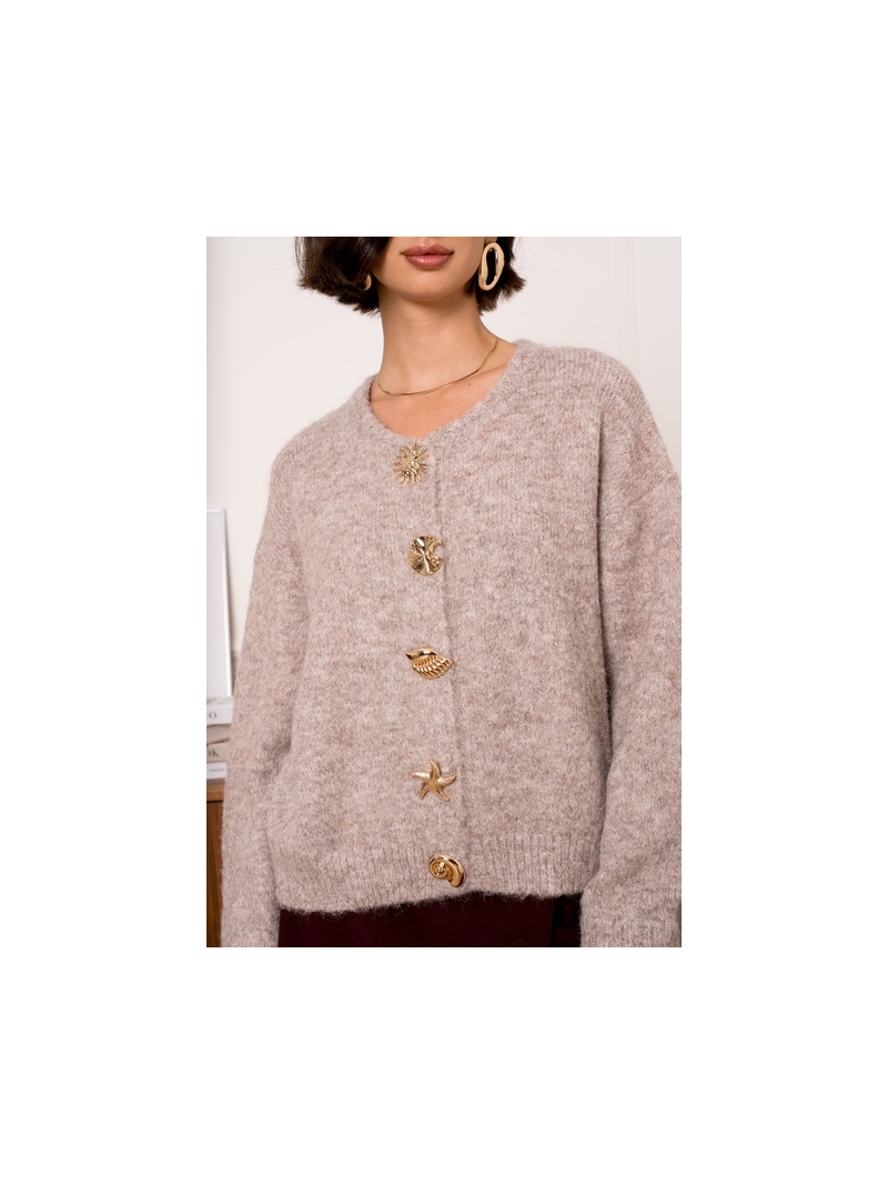 BROOKE Gilet taupe BROOKE Gilet taupe