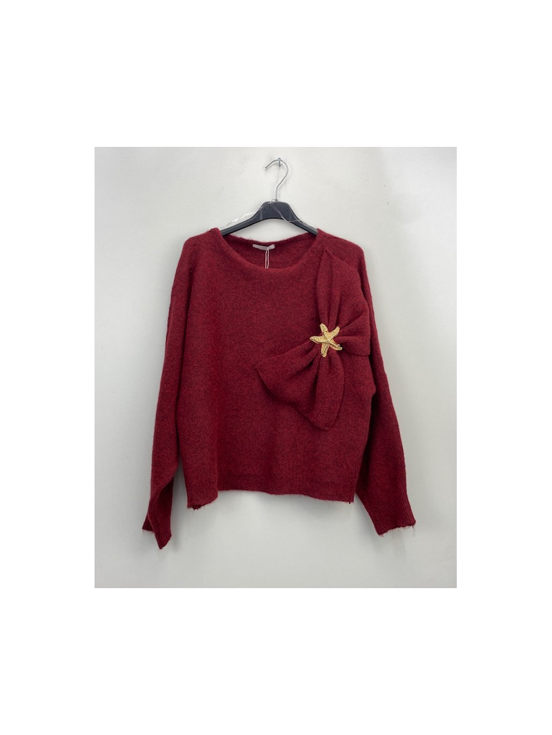 NOEUD Pull bordeaux NOEUD Pull bordeaux