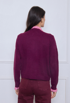 VOLANTS Pull gilet vichy VOLANTS Pull gilet vichy