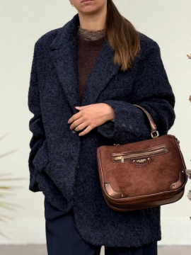 Manteau bleu marine Manteau bleu marine