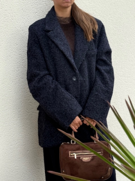 Manteau bleu marine