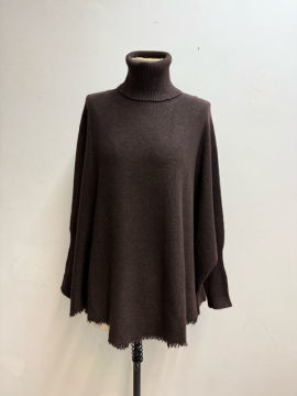 PONCHO Pull col roulé PONCHO Pull col roulé
