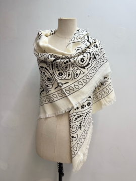 BANDANA Foulard écru
