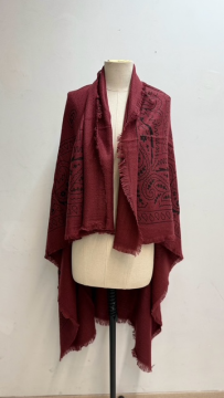 BANDANA Foulard bordeaux
