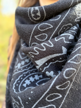 BANDANA Foulard noir