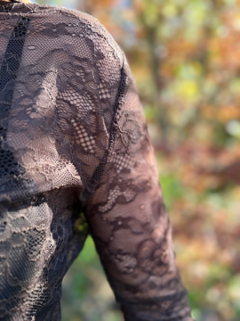 Dentelle Top chocolat Dentelle Top chocolat