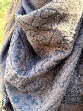 BANDANA Foulard chocolat