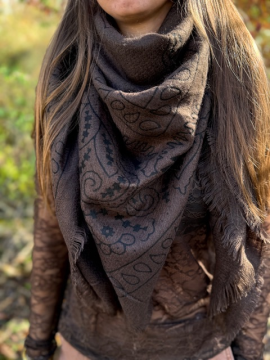BANDANA Foulard chocolat