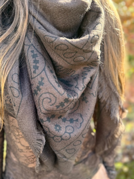 BANDANA Foulard chocolat
